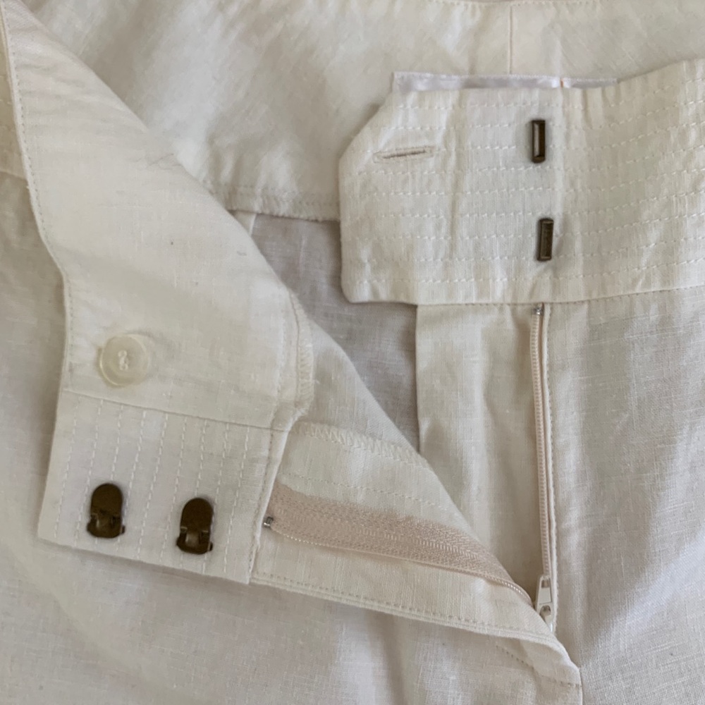 High waisted linen pants